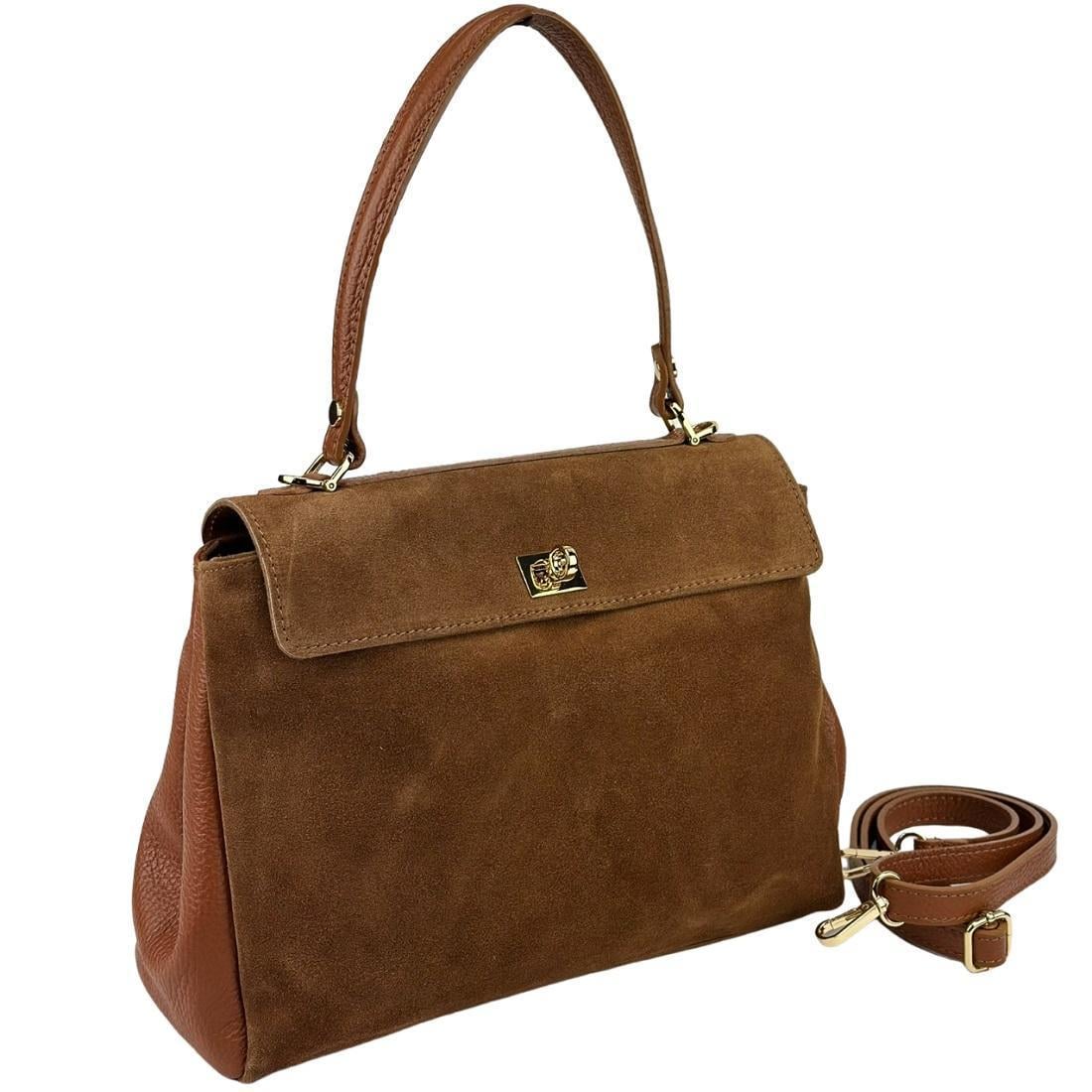 Женская сумка замшевая классическая Firenze Italy F-IT-888C Рыжий (2656558772)