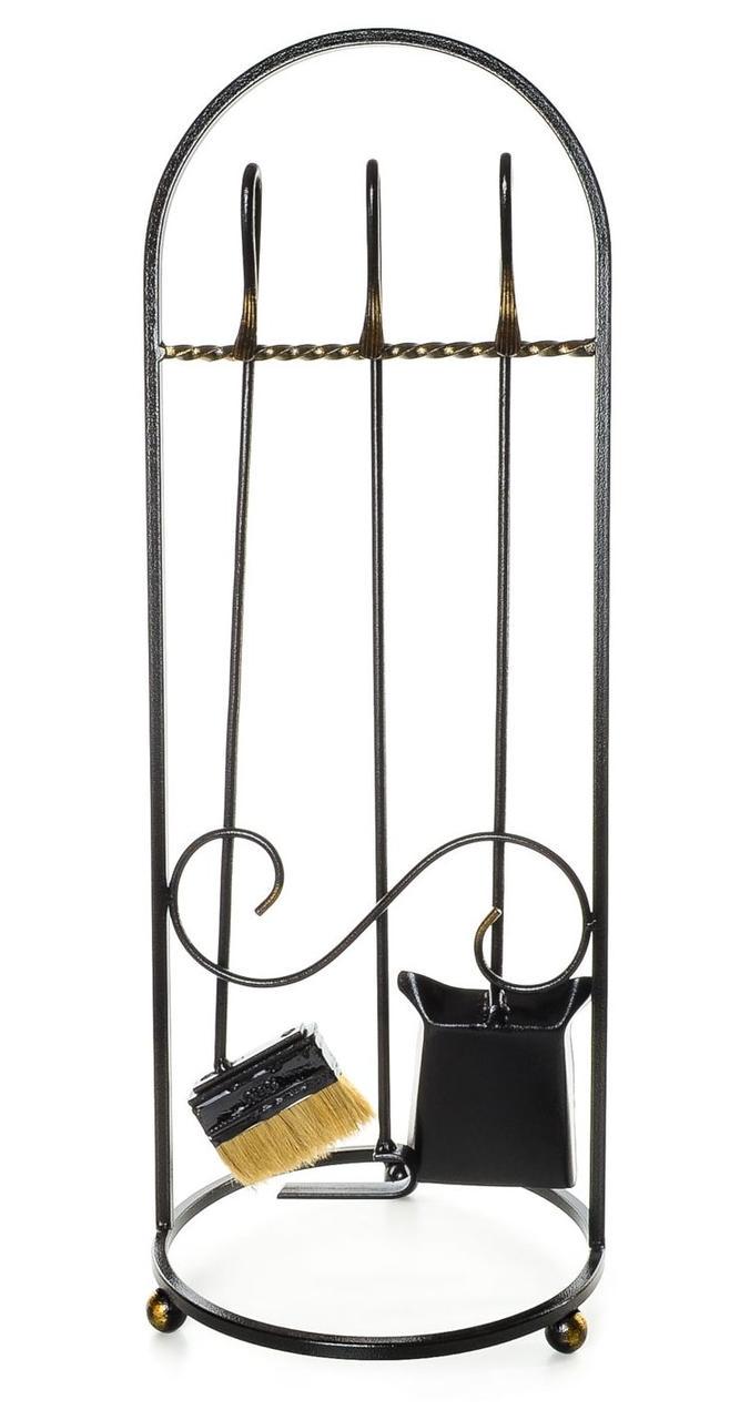 Каминный набор Факел 3 инструмента с дровницей Факел (896) - фото 6