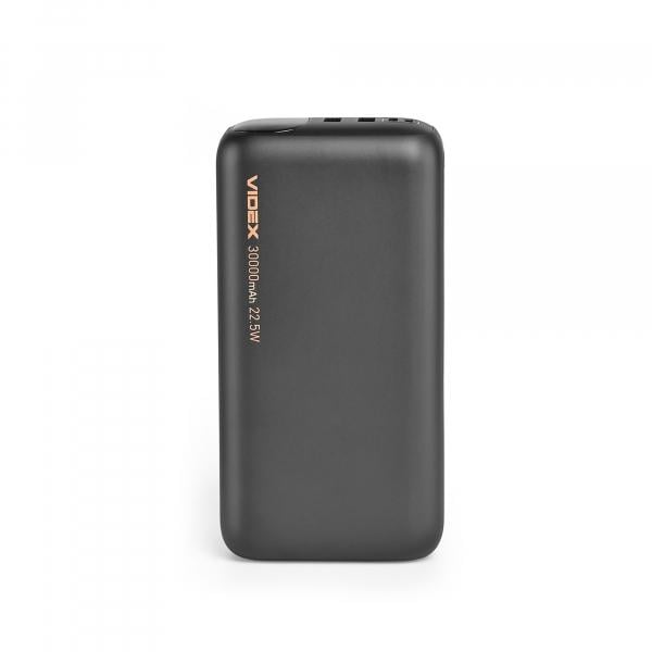 Павербанк Videx 30000 mAh 22,5 W Black (VPB-297)