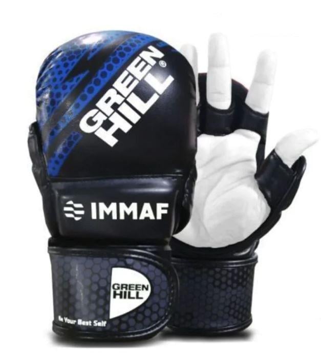 Рукавички для MMA Green Hill IMMAF XL Синій (8585053829466)