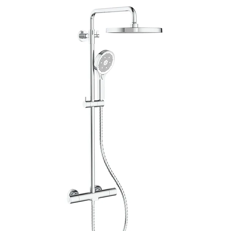 Душевая колонна с термостатическим смесителем KOER KB-55013-01 Хром (KR4730)