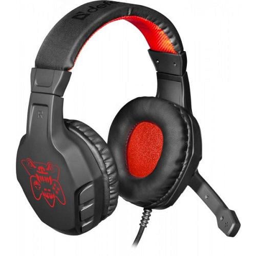 Наушники с микрофоном Defender 64505 Cujo 95дБ 32Ом проволочные 2 м Черный/Красный Наушники с микрофоном Defender 64505 Cujo 95дБ 32Ом проволочные 2 м Черный/Красный