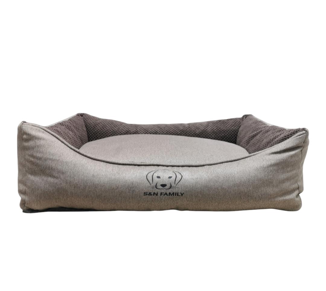 Лежанка из текстиля для больших собак Luwak XL 125х90х20 см Бежевый