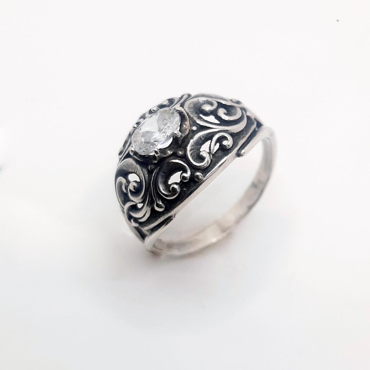 Кольцо серебро чернение 925° 3,60 г р. 18 (1968595583)