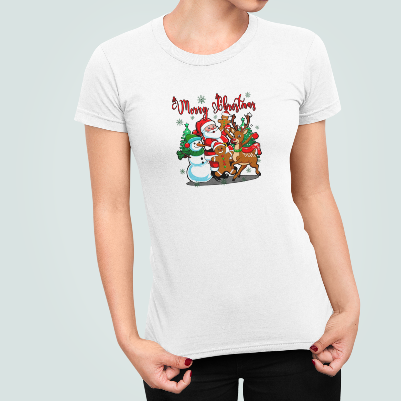 Футболка жіноча новорічна Stedman з принтом "Merry Christmas" новорічна компанія L Білий (НГ169.1-8) Футболка жіноча новорічна Stedman з принтом "Merry Christmas" новорічна компанія L Білий (НГ169.1-8)