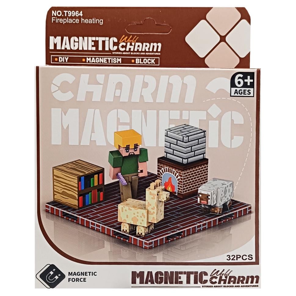 Конструктор дитячий магнітний Minecraft 9964 32 деталі (RLT52576) Конструктор дитячий магнітний Minecraft 9964 32 деталі (RLT52576)