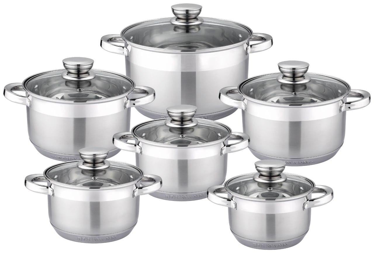 Набор кухонной посуды Bohmann 12 пр. (BH-0717-KN)