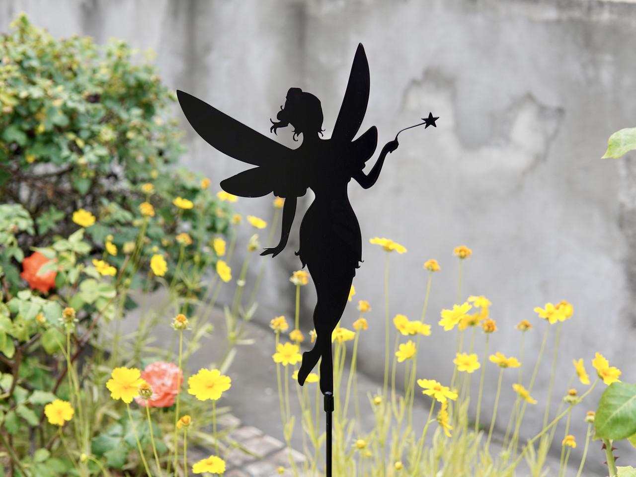 Садовая фигура Очаровательный эльф металлический для сада/подворья/клумбы (DCR060) - фото 3 Садовая фигура Очаровательный эльф металлический для сада/подворья/клумбы (DCR060) - фото 3