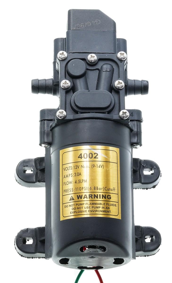 Мини насос 12V 6,8 Bar в сборе для опрыскивателя (rest494)