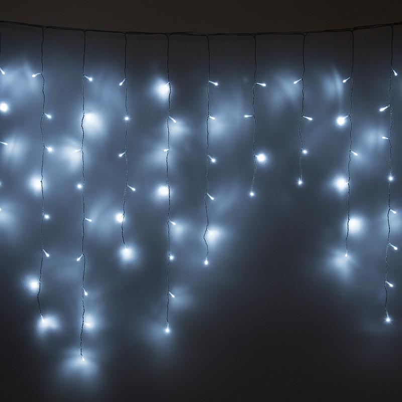 Гірлянда бахрома 5 м 163LED миготлива холодний білий IP44 (950132) Гірлянда бахрома 5 м 163LED миготлива холодний білий IP44 (950132)