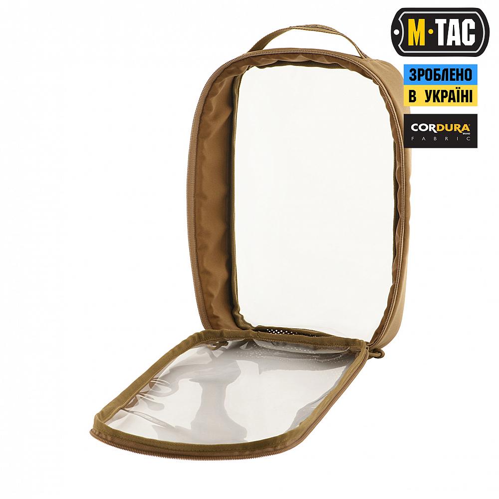 Органайзер утилитарный M-Tac Elite L 30х19 см Прозрачный/Coyote (AM0000159) - фото 2 Органайзер утилитарный M-Tac Elite L 30х19 см Прозрачный/Coyote (AM0000159) - фото 2