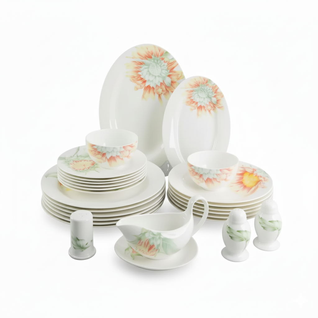 Сервиз столовый Sakura Sunflower 27 пр. на 6 персон