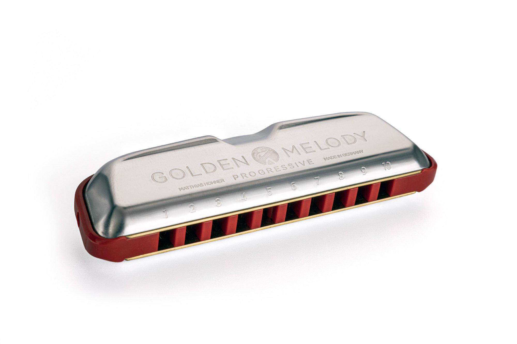 Губная гармошка Hohner Golden Melody Progressive M54410X A-major (128028)