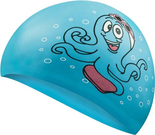 Шапочка для плавания Aqua Speed Kiddie Octopus 7216 детская OSFM Голубой (142-Octopus)