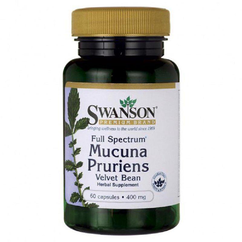 Экстракт мукуны жгучей Swanson Mucuna Pruriens Full Spectrum 400 mg 60 caps