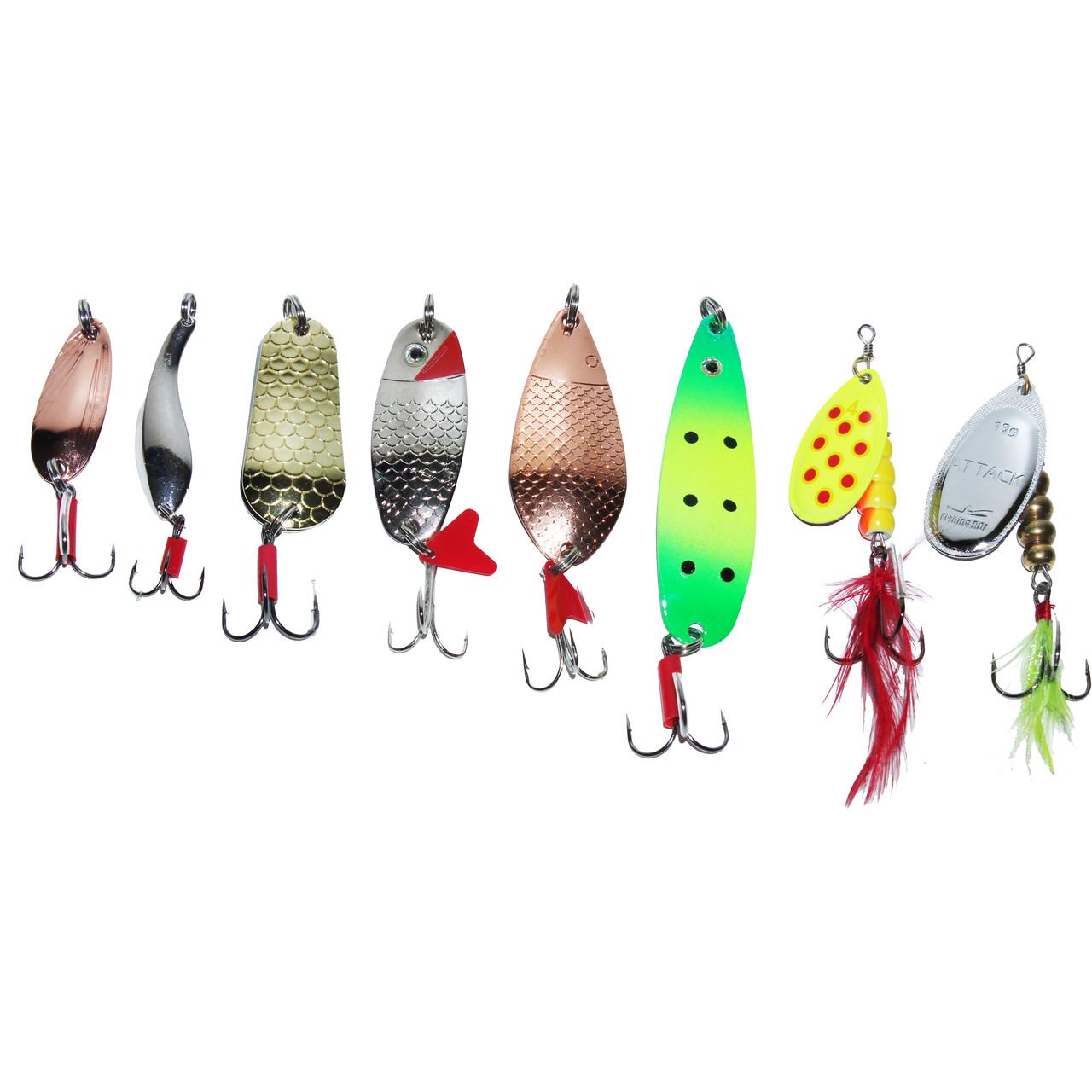 Набор блесен для ловли хищника в коробке - фото 3 Набор блесен для ловли хищника в коробке - фото 3