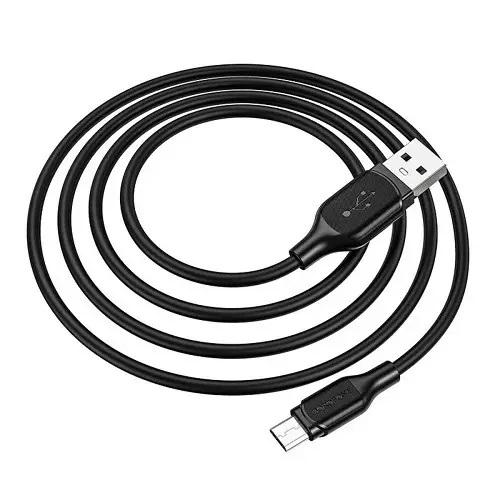 Кабель Borofone BX42 Encore USB to Micro-USB 2,4A 1 м Black Кабель Borofone BX42 Encore USB to Micro-USB 2,4A 1 м Black