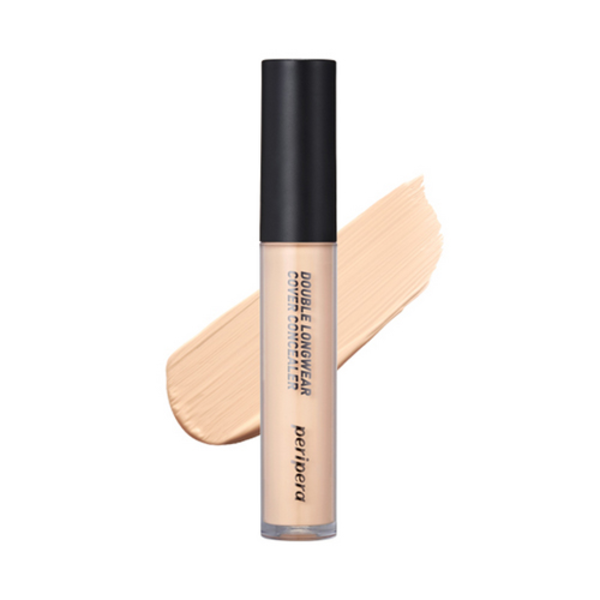 Консилер Peripera Double Longwear Cover Concealer для маскировки недостатков натуральный 55 г Бежевый