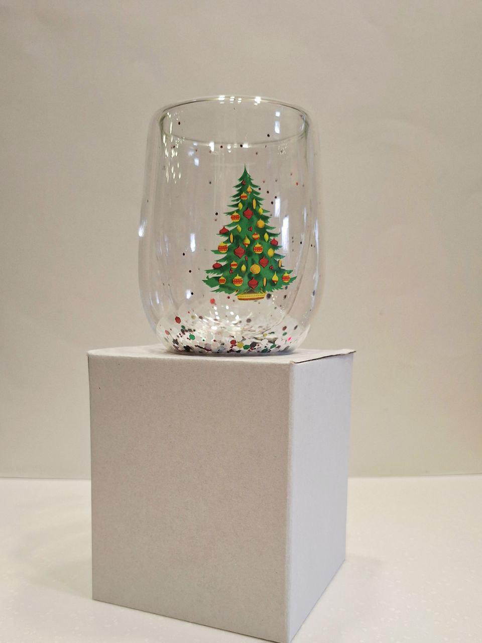 Стакан из двойного стекла Зимний праздник-2 300 мл (1750) - фото 3 Стакан из двойного стекла Зимний праздник-2 300 мл (1750) - фото 3