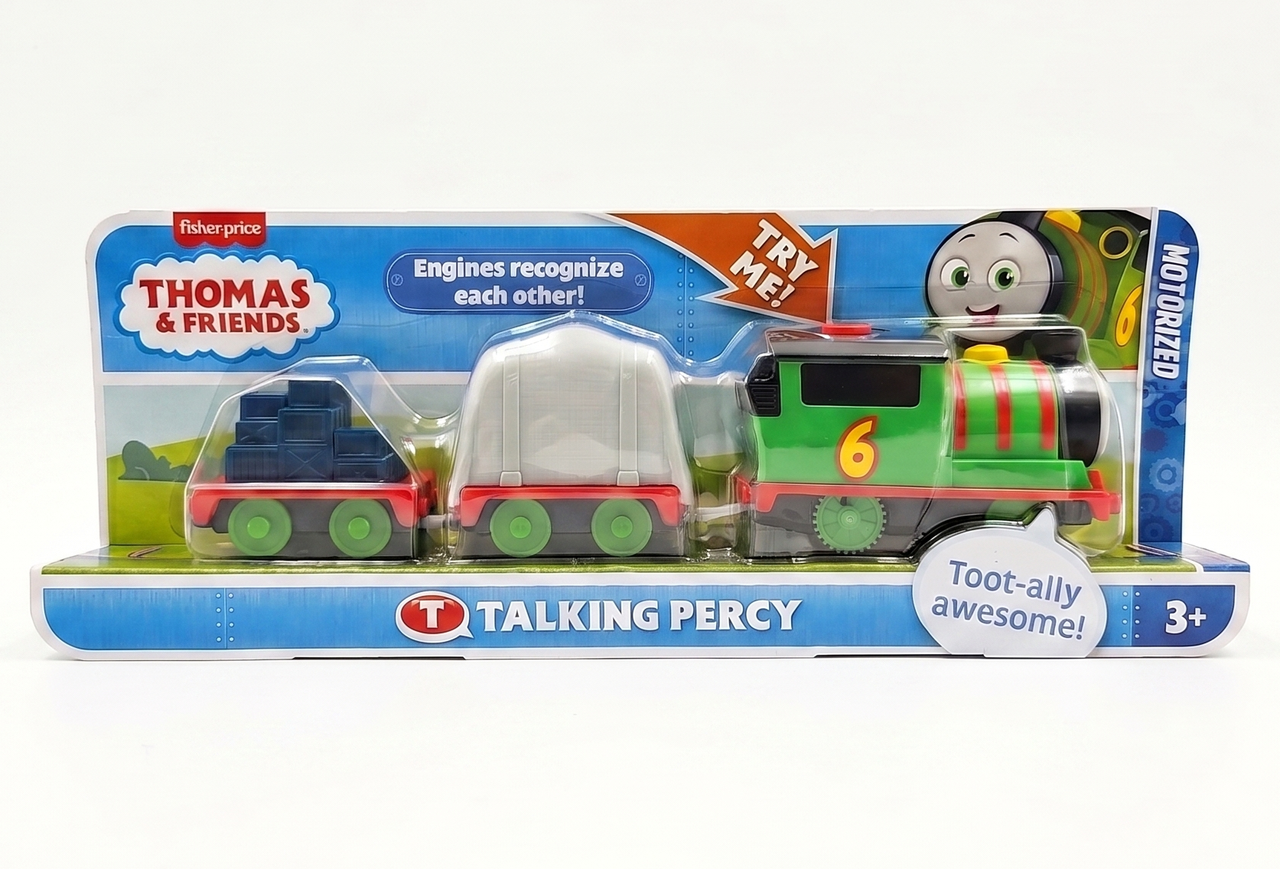 Поезд моторизованный Thomas & Friends Motorized Train Talking Percy Engine