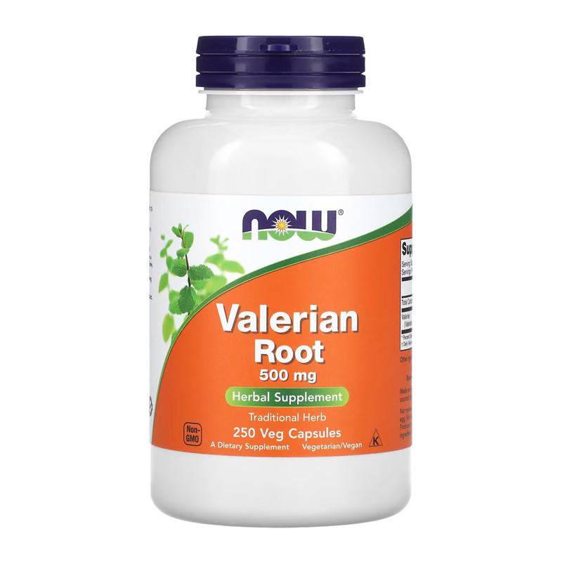 Валеріана NOW Valerian Root 500 мг 250 капс. (09301-01)