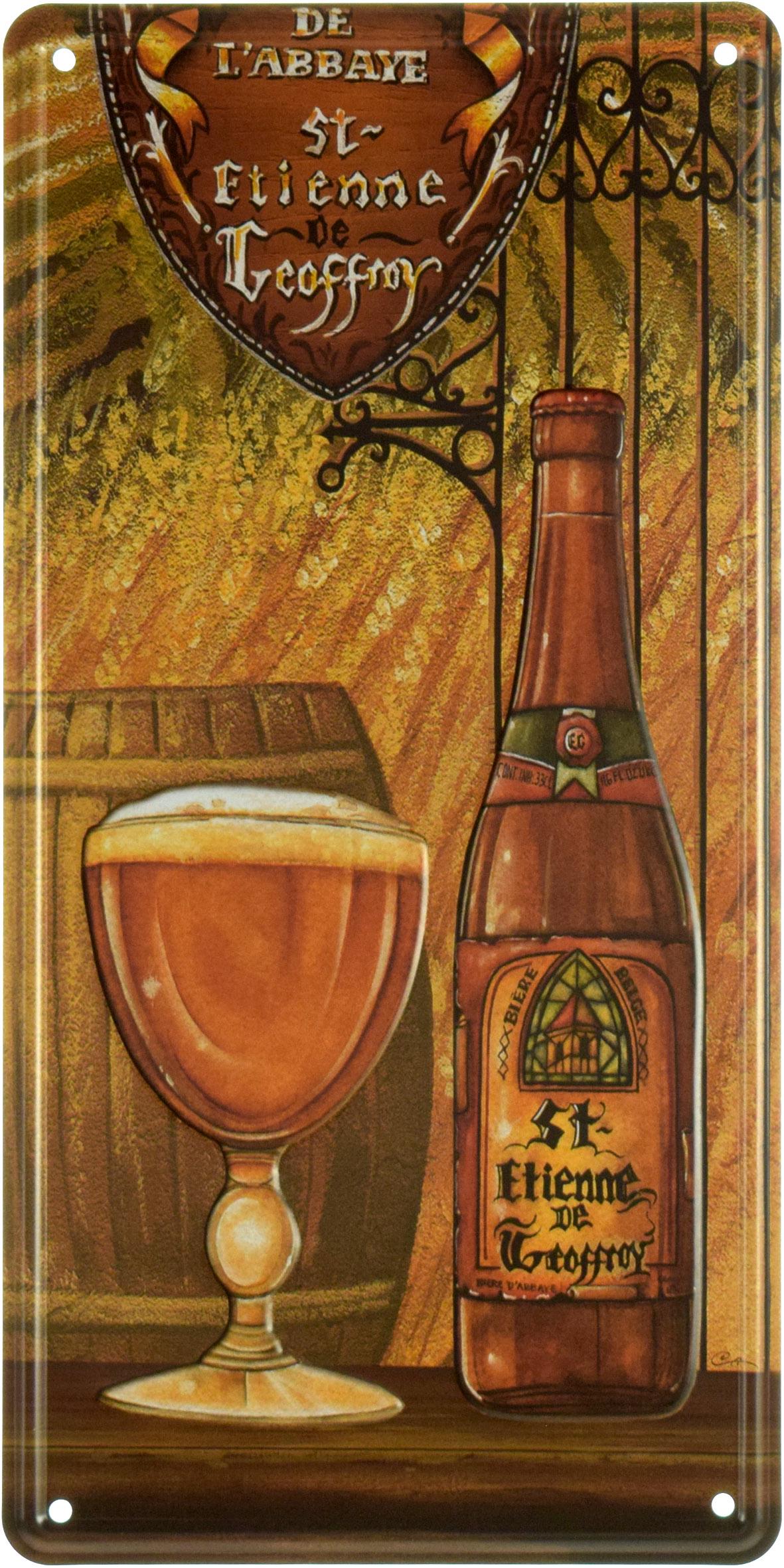 Табличка металлическая Etienne De Geoffroy 15x30 см