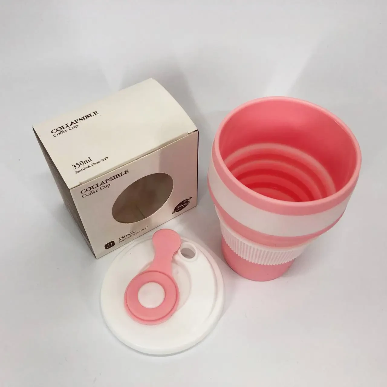 Чашка силиконовая SILICON MAGIC CUP с крышкой Розовый (7194) - фото 9 Чашка силиконовая SILICON MAGIC CUP с крышкой Розовый (7194) - фото 9