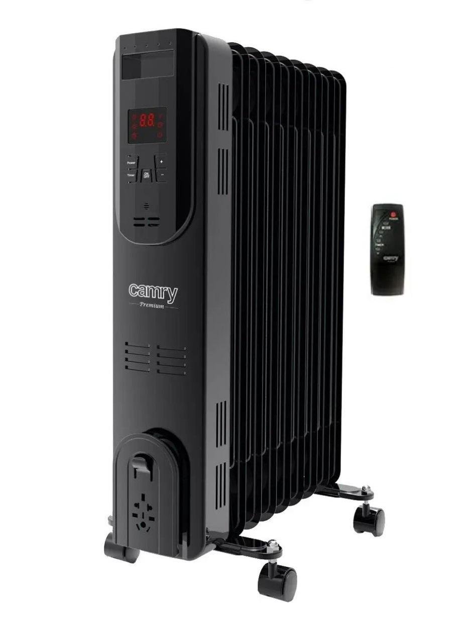 Масляний обігрівач Camry з ДУ 9 секцій 2000 Вт Black (CR 7810)