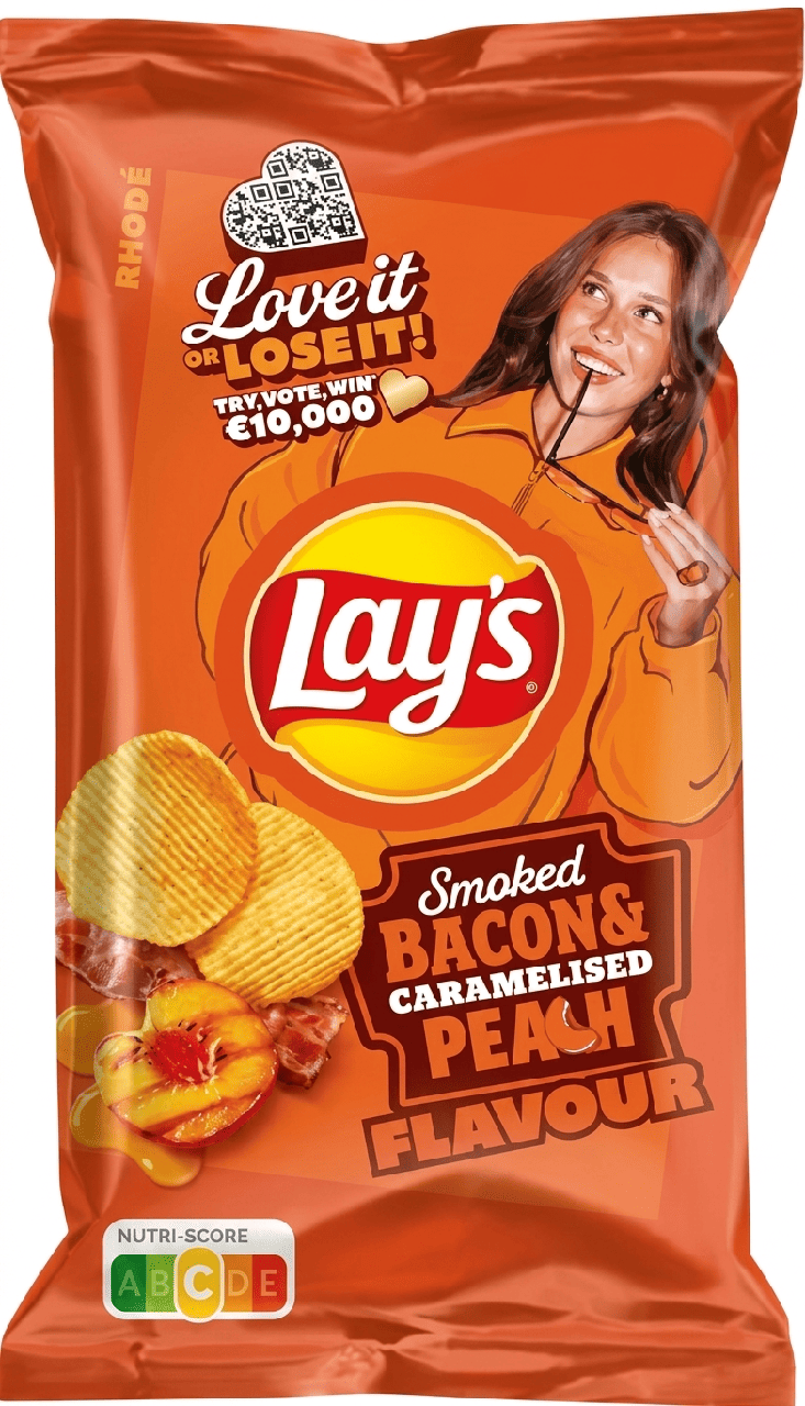 Чипсы Lay's Max Smoked Bacon & Caramelized Peach 185 г (3072008481)