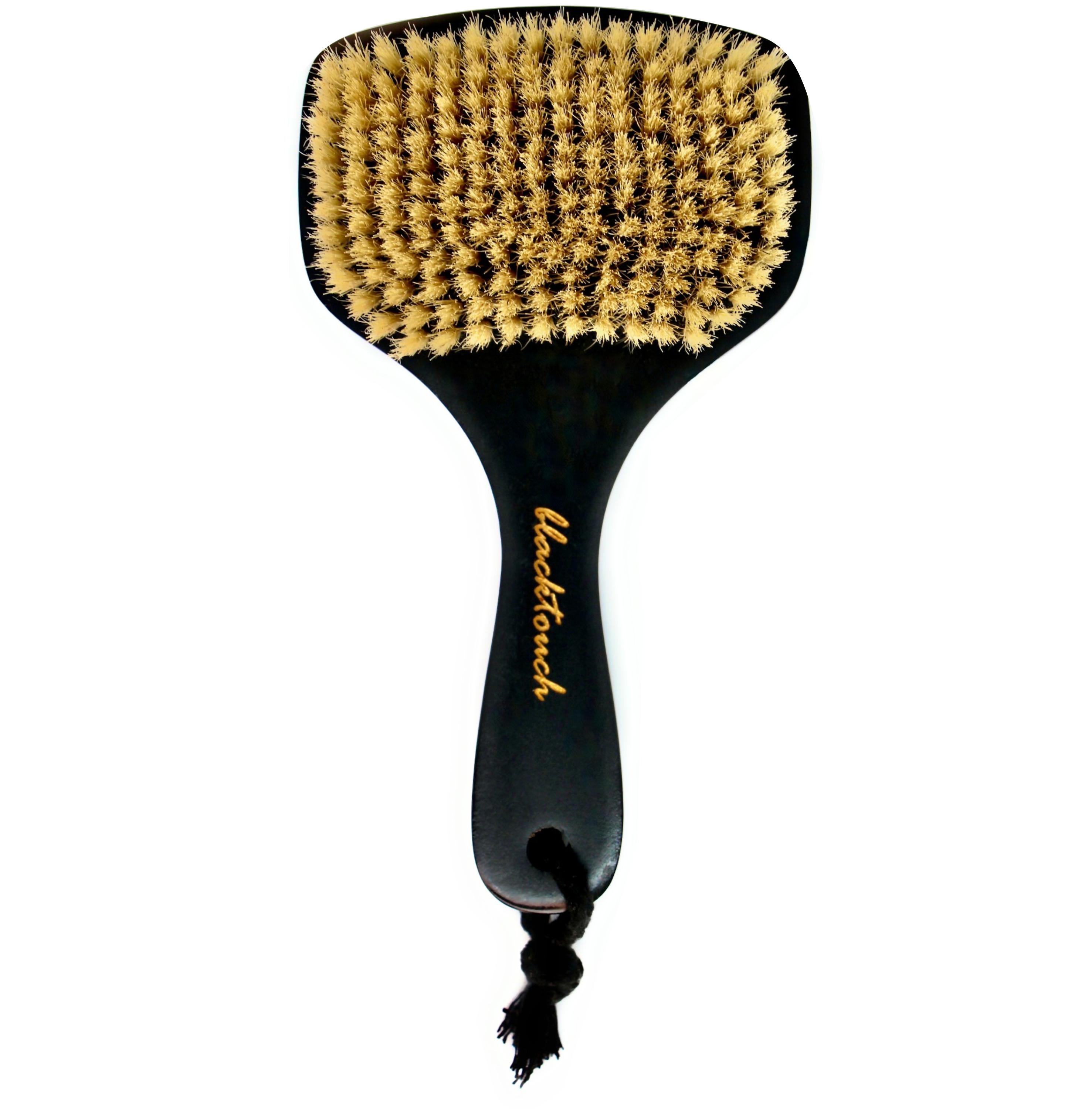 Щетка для сухого массажа BlackTouch Dry Brush антицеллюлитная бук/щетина кабана - фото 1