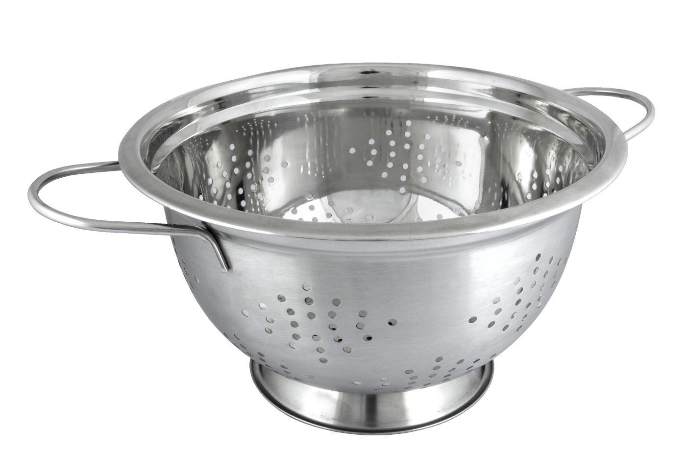 Дуршлаг из нержавеющей стали A-Plus 20 см с двумя ручками
