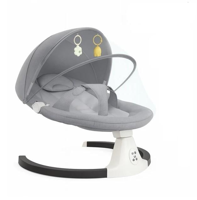 Детские качели-шезлонг WX-088 с музыкой и балдахином Детские качели-шезлонг WX-088 с музыкой и балдахином