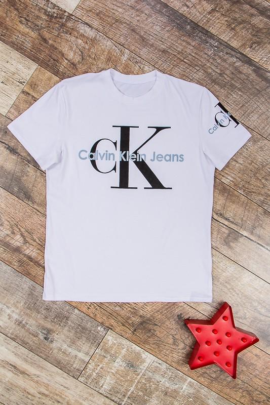 Футболка жіноча Calvin Klein р. 42 Білий (200193-1-O-5) - фото 2 Футболка жіноча Calvin Klein р. 42 Білий (200193-1-O-5) - фото 2