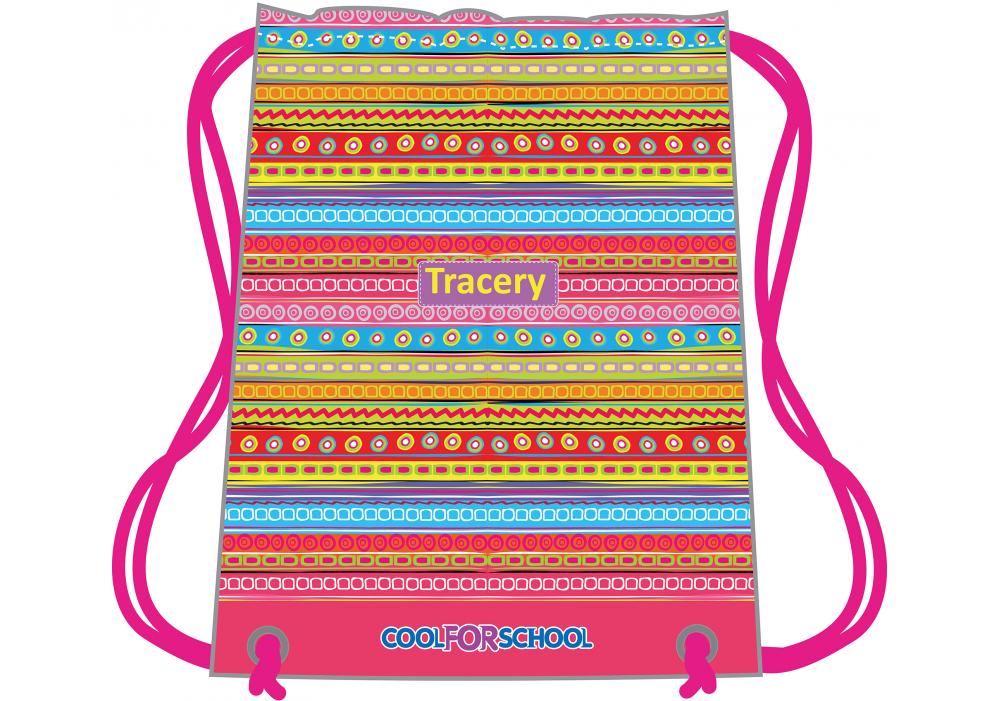 Сумка Cool For School Tracery 40x33 см Різнокольоровий (CF85717)