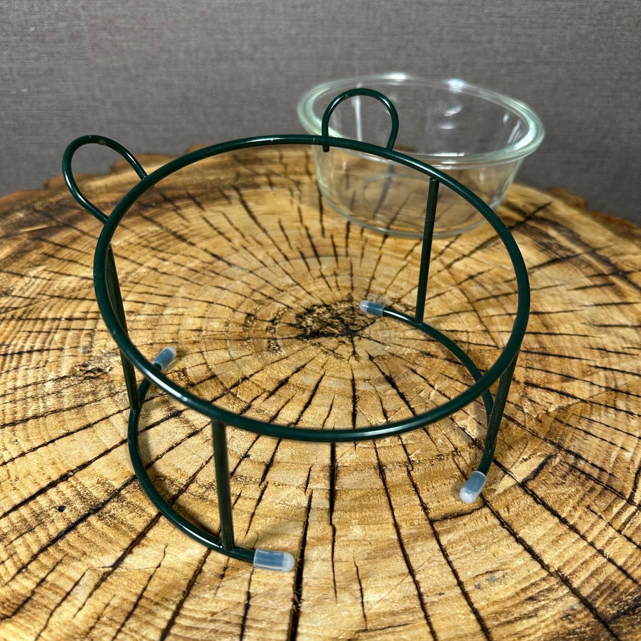 Миска на металлической подставке стеклянная для животных (14236356) - фото 4 Миска на металлической подставке стеклянная для животных (14236356) - фото 4