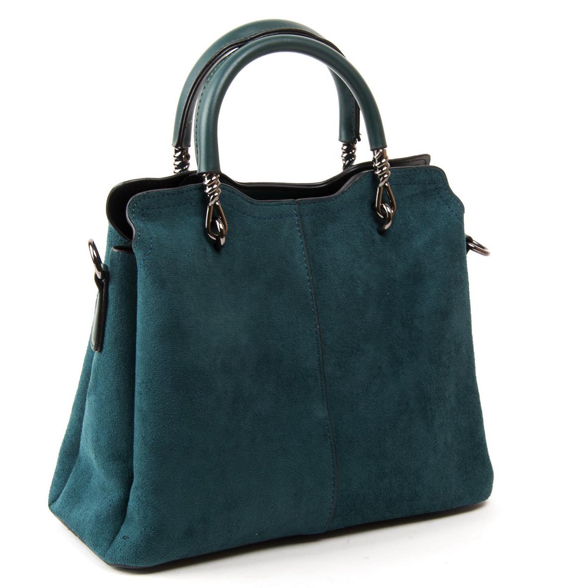 Женская модельная сумка из замша Fashion 8083 Зеленый - фото 1