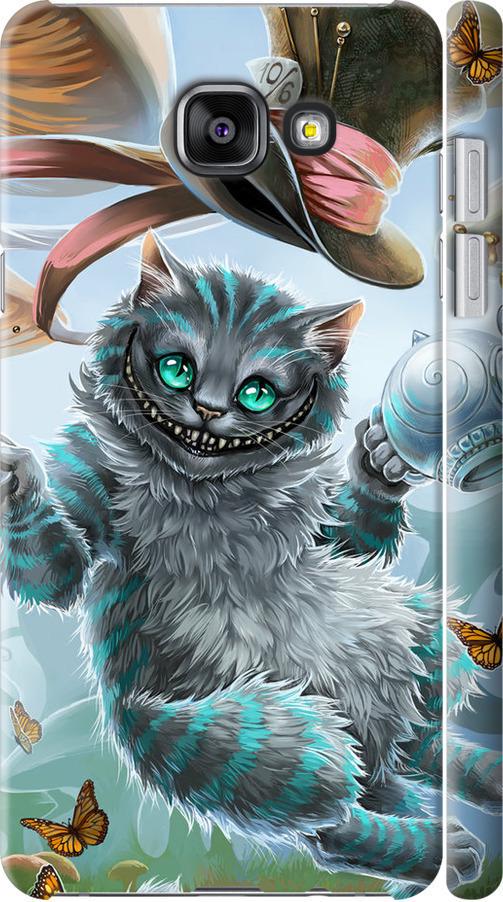 Чехол на Samsung Galaxy A7 (2016) A710F Чеширский кот 2 (3993m-121-42517)