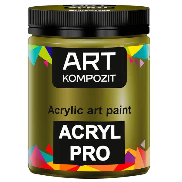 Акриловая краска ART Kompozit 331 430 мл Оливковый (KT331) - фото 1 Акриловая краска ART Kompozit 331 430 мл Оливковый (KT331) - фото 1