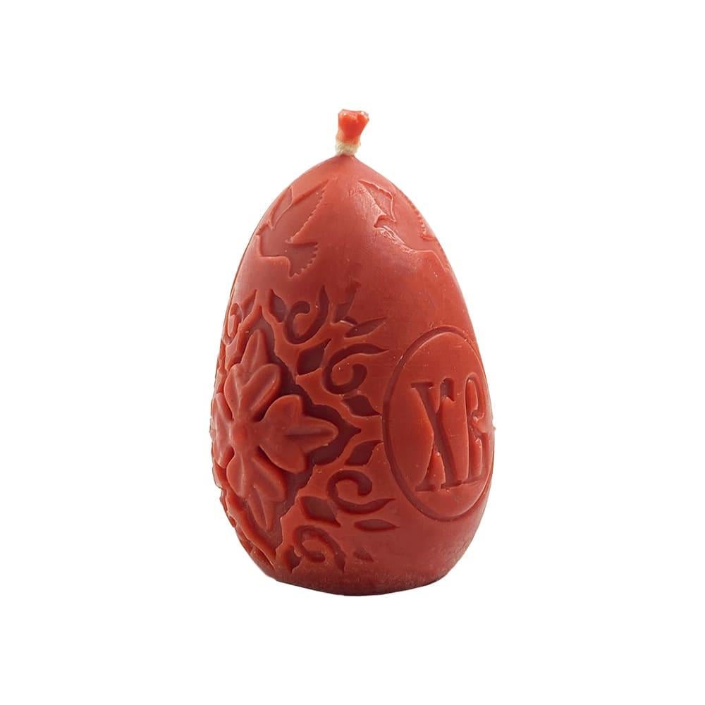 Свеча пасхальная Христос Воскрес с голубем восковая Красный (11032498)