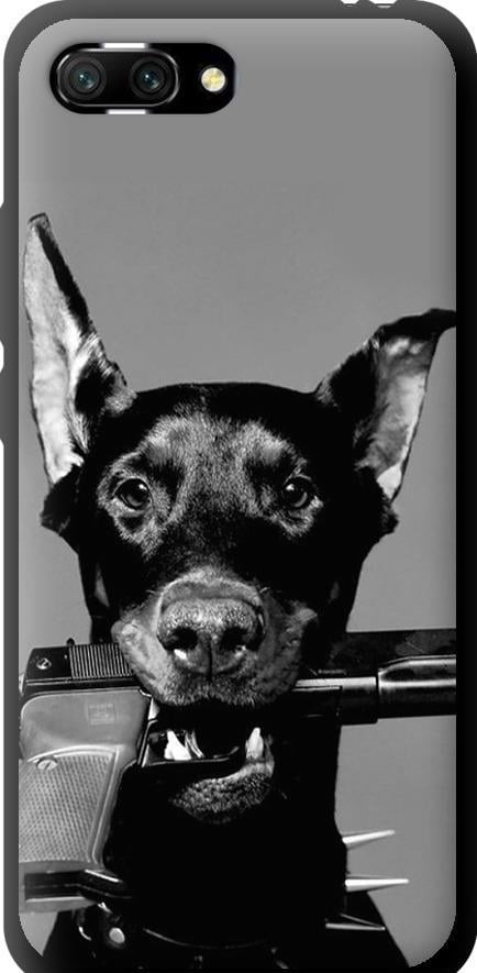 Чехол на Huawei Honor 10 Доберман (2745b-1496-42517)