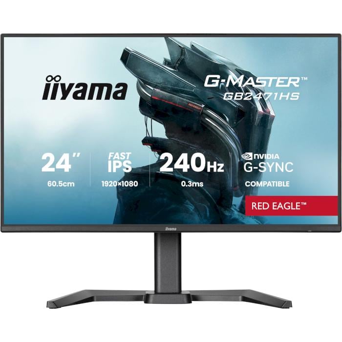 Монитор игровой Iiyama G-Master GB2471HS-B1 Red Eagle Black (32534510)