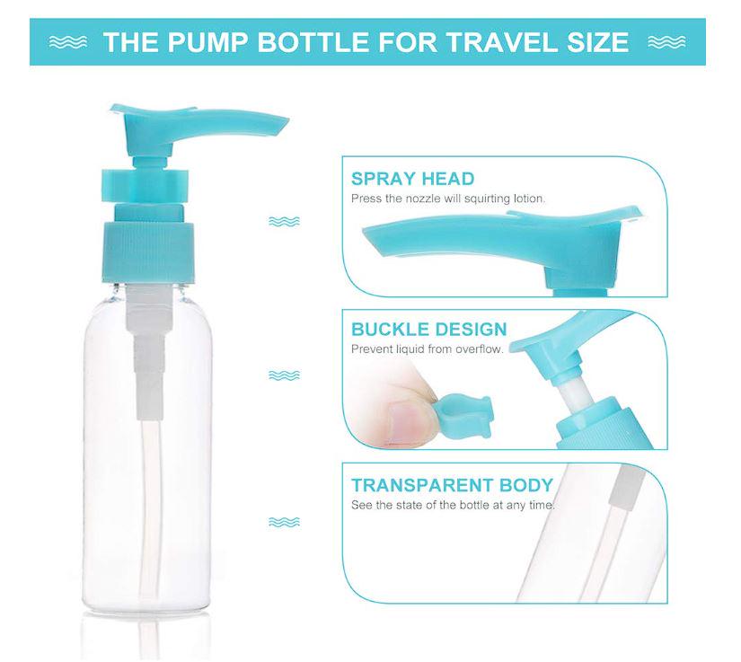 Дорожный набор для косметики 5 предметов Blue - фото 5 Дорожный набор для косметики 5 предметов Blue - фото 5