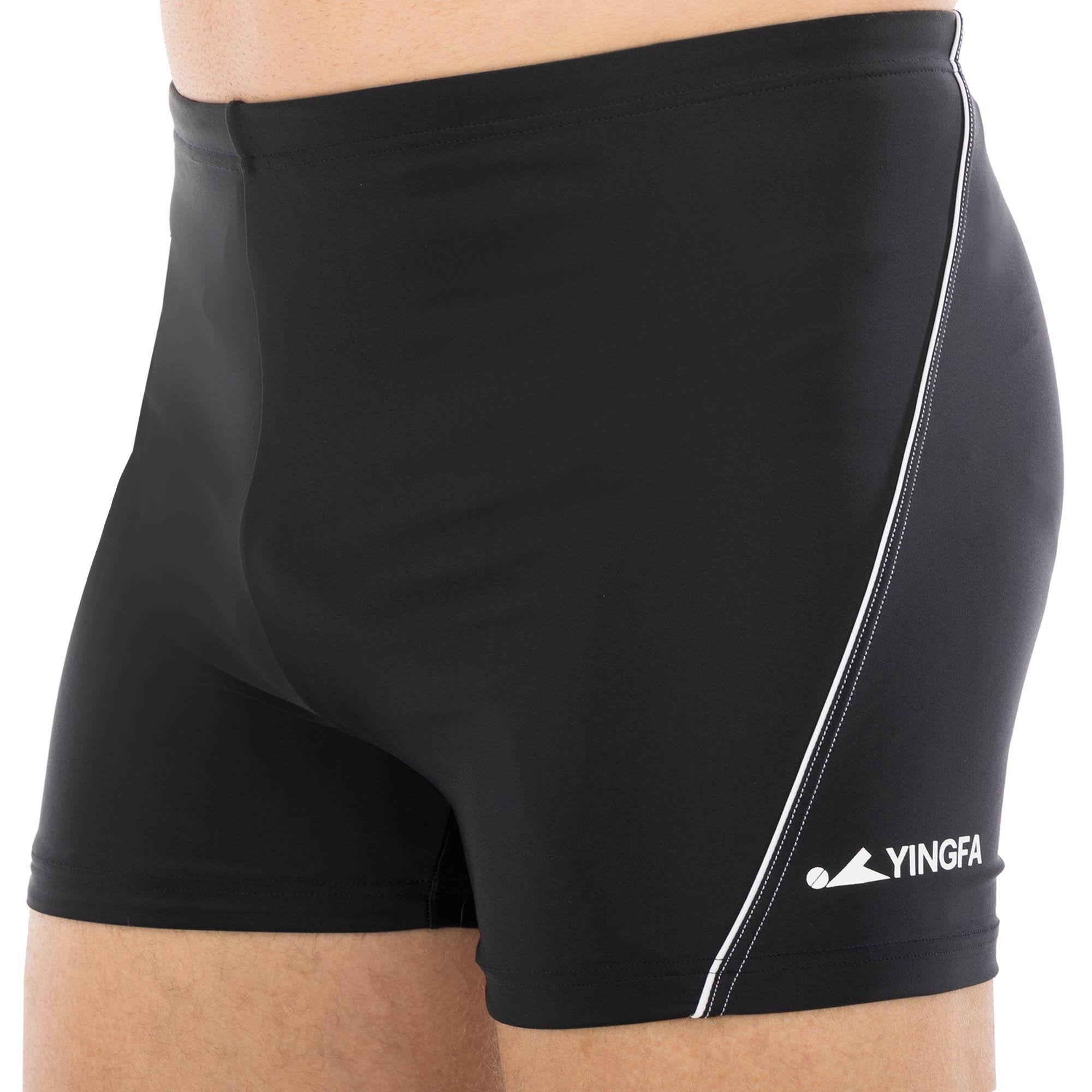 Плавки боксери чоловічі для плавання YINGFA 24T856 2XL Чорний (24T856_Черный_2XL_(170-175см)