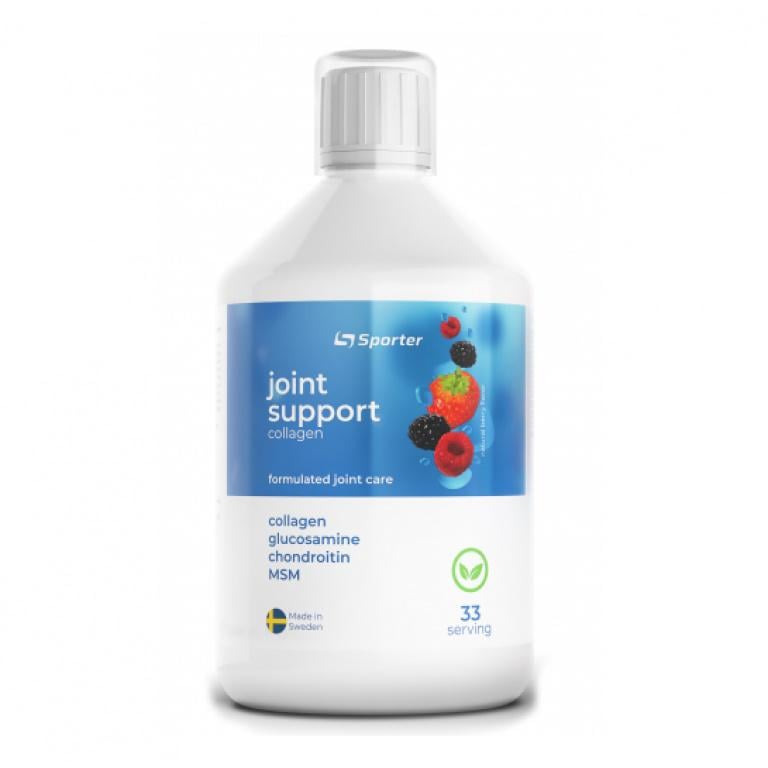 Хондропротектор (для спорту) Sporter Joint Support 500 ml /33 servings/ Berry