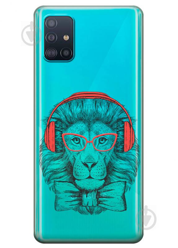 Прозрачный силиконовый чехол iSwag для Samsung Galaxy A51 с рисунком - Лев (KS3182) Прозрачный силиконовый чехол iSwag для Samsung Galaxy A51 с рисунком - Лев (KS3182)