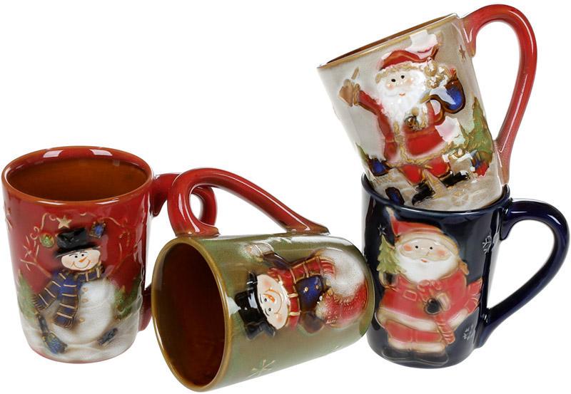 Чашка керамічна Новорічні друзі 400 мл - фото 3