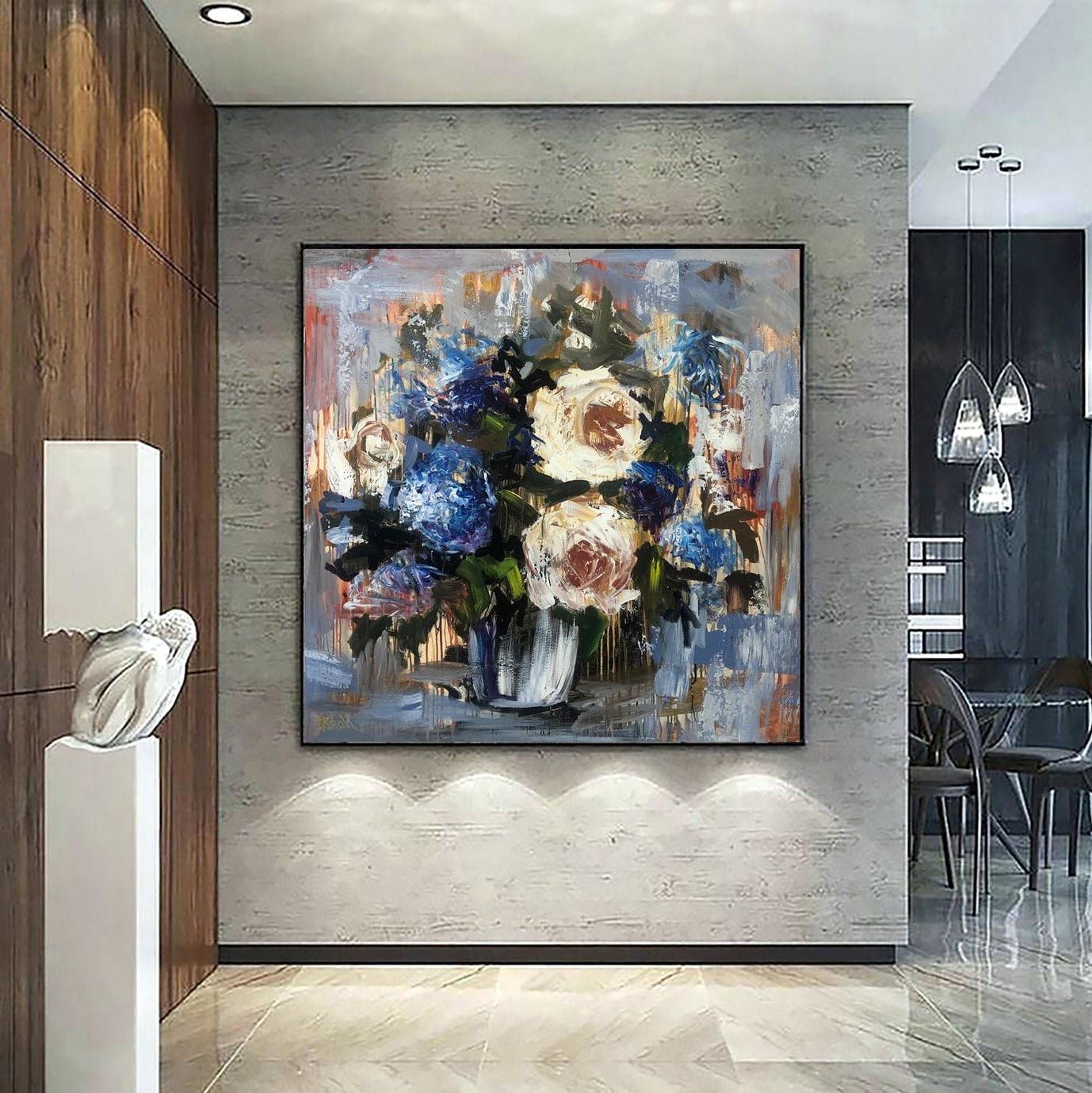 Картина на полотні ArtSale Квіти 70х70 см flwr0058