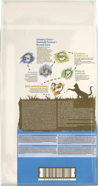 Корм сухой для кошек Purina Cat Chow Feline с индейкой 15 кг (7613034153746) - фото 2