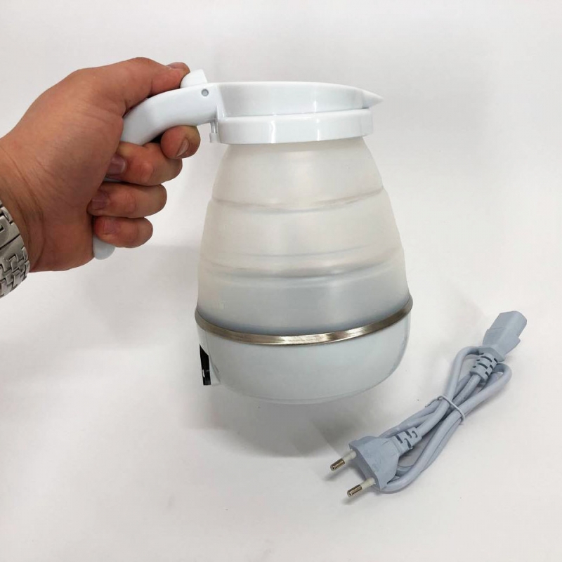 Электрочайник Travel Folding складной 500 мл 600 Вт White (tf5862) - фото 8 Электрочайник Travel Folding складной 500 мл 600 Вт White (tf5862) - фото 8