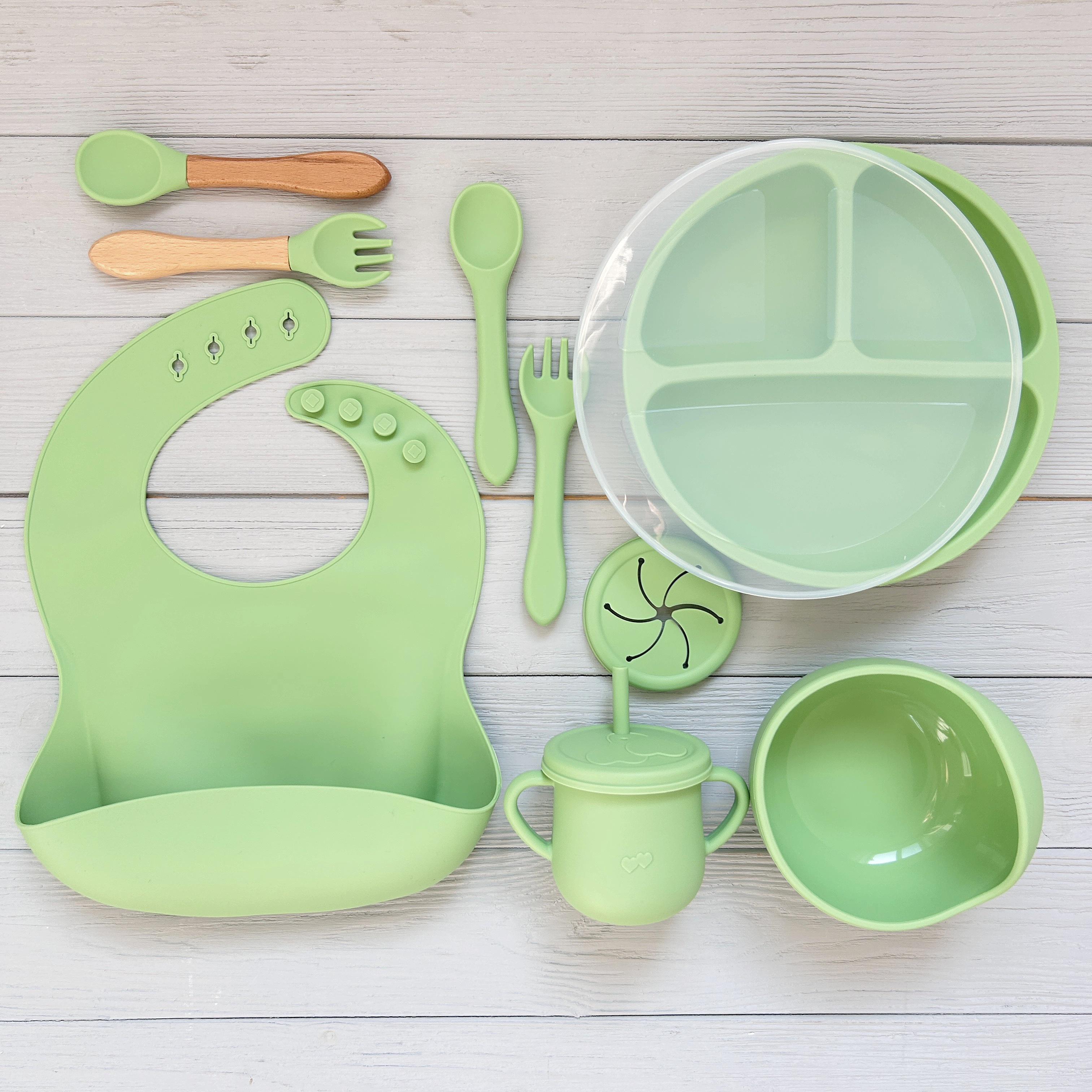 Дитячий посуд для годування RNSHW Y3 img_e8078 Зелений (65933)